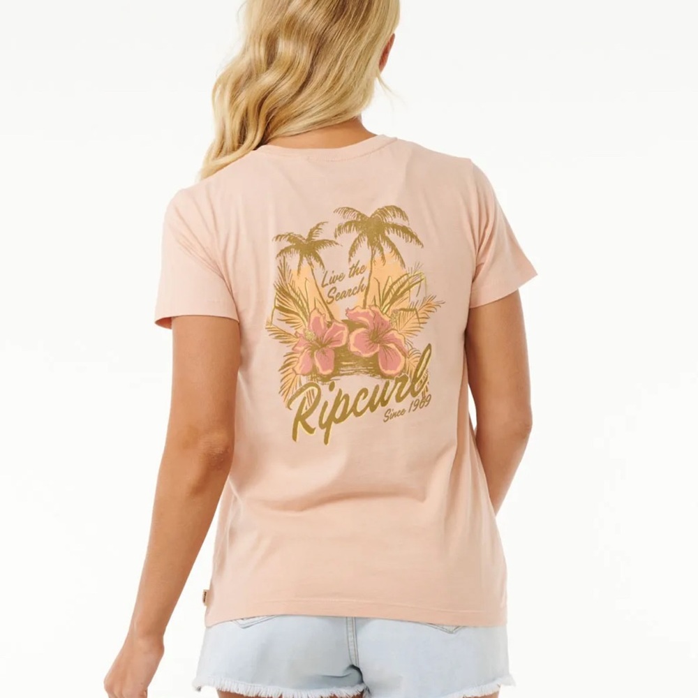 Women's Ripcurl Wild Bloom Tshirt NWOT Size Sm